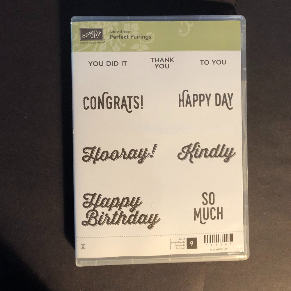 Stampin' Up! Sale-A-Bration Perfect Pairings